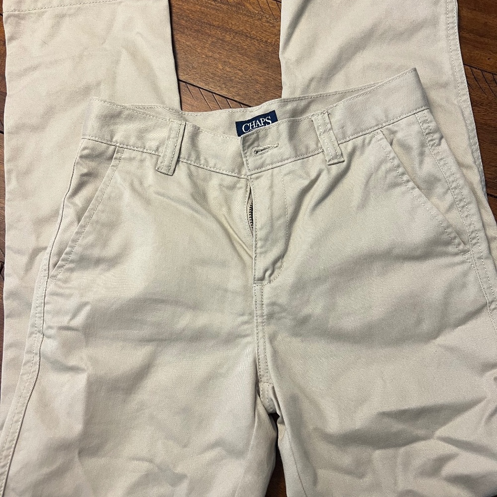 Chaps boys khakis size 12